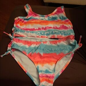 Colorful Tie-Dye Swimsuit size 12